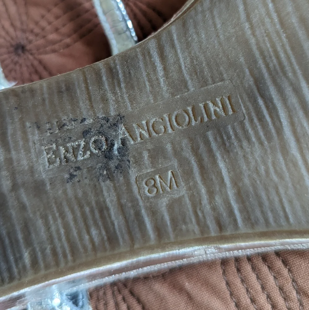 Metallic Silver Sandals - Picture 3 of 7